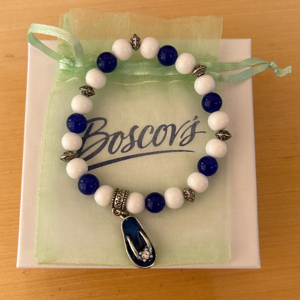 Boscov’s “Flip Flop” and Bee Beaded Bracelets (Bundle)